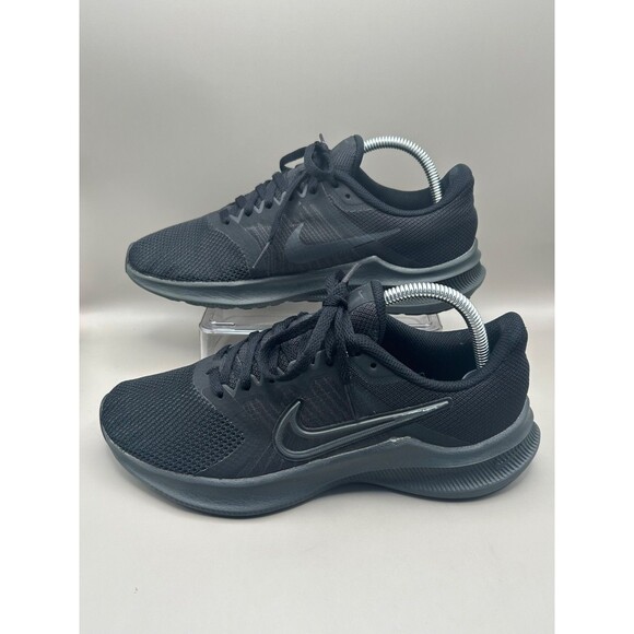 Nike Downshifter 11 Womens Running Athletic Sneakers Black Size 9 CW3413-003 - Picture 3 of 7